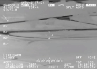 video of ufo on ir tracking camera